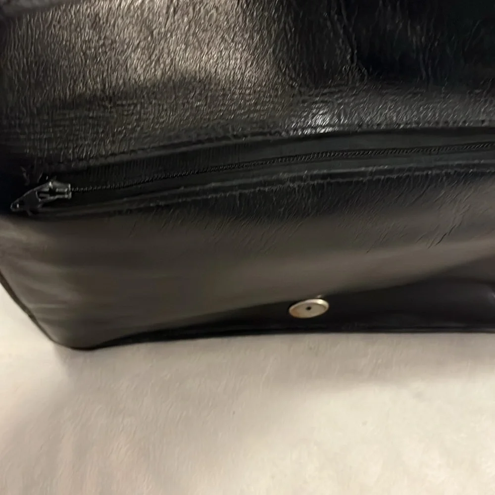 Vintage Retro Black Leather iPad Tablet Laptop Case